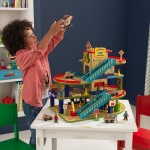 Garaj pentru masinute cu 4 nivele si spalatorie Wash n Go - Kidkraft 63470